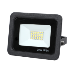LEXRON Solar Projektör, Güneş Enerjili Projektör, 20W DC Projektör 12V/24V