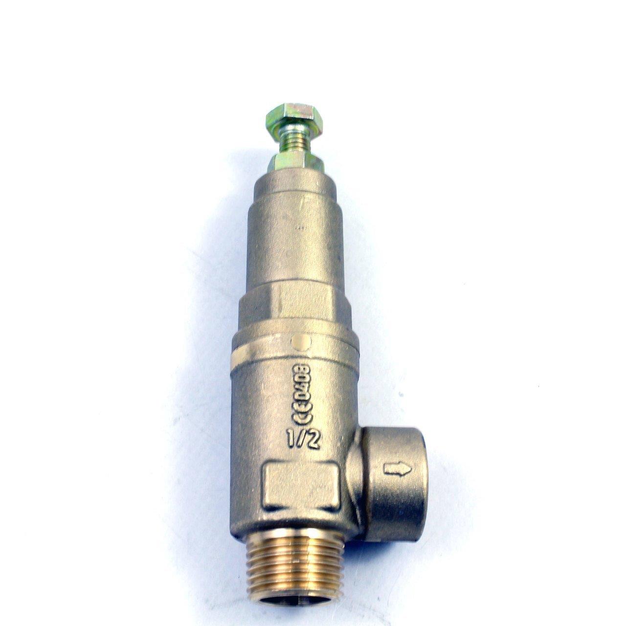 Pakkens 1/2 Ayarlı Emniyet Ventili DN15 Erkek