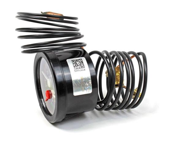 Pakkens 50 mm 120 C° / 4 Bar 1 mt Kapiler Boyu Kombine Ölçer Termometre - Manometre