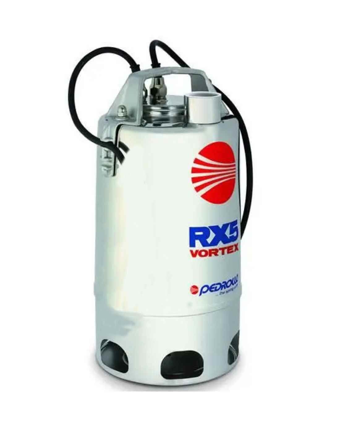 Pedrollo RX 5/40 Flatörlü Full Paslanmaz Drenaj Dalgıç Pompalar Trifaze (380V) 13 mss 22.8 m³/h