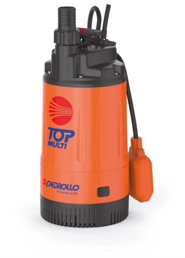 Pedrollo TOP MULTI 1 Flatörlü Plastik Gövdeli Drenaj Dalgıç Pompalar