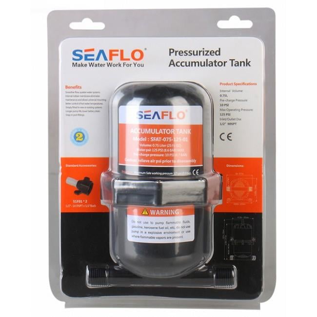 Seaflo 0.75 Litre Basınç Tankı Akümülatör Genleşme Tankı