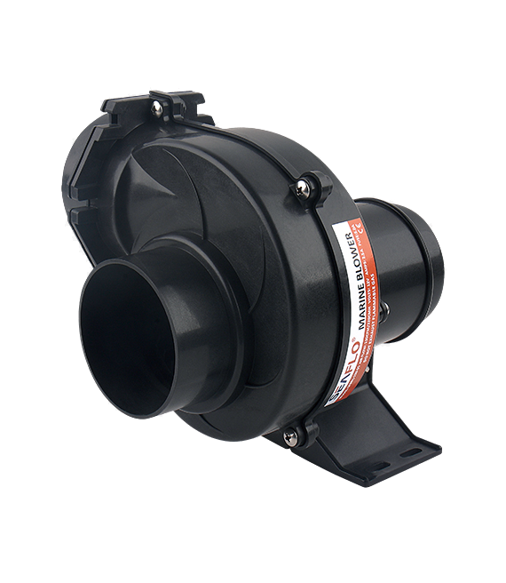 Seaflo SFBB1-130-01 12 Volt 75 mm Blower, Tekne ve Yat Tipi Salyangoz Fan Aspiratör 130cfm