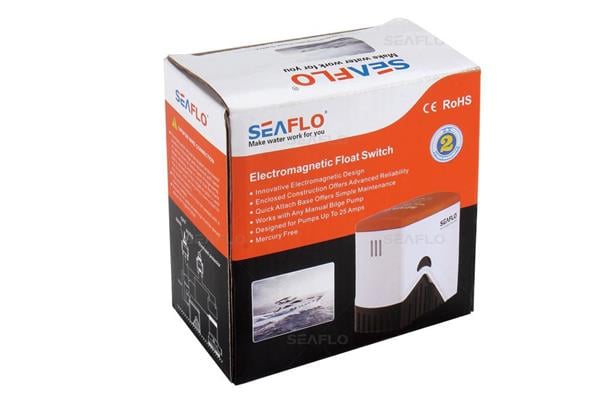 Seaflo SFBS-25-05 12/24/32 Volt DC Sintine Pompası Otomatik Şamandıra Şalteri, 25 Amper