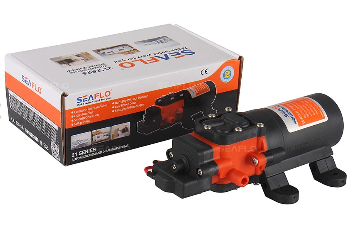 Seaflo SFDP1-012-035-21 Karavan, Tekne Hidroforu 12 Volt 4.3 lt./dak 35 psi 2.4 Bar