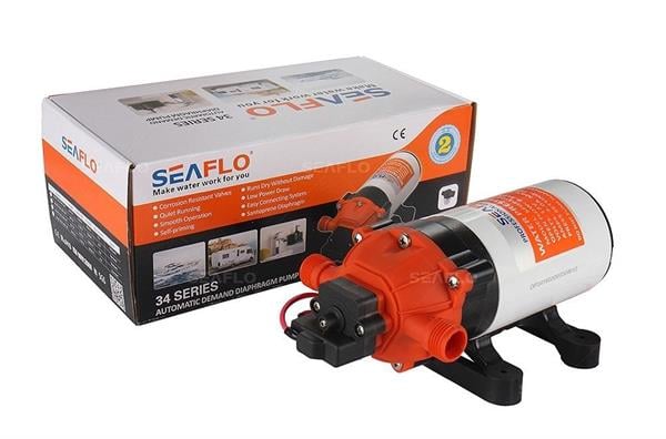 Seaflo SFDP2-016-100-34 Karavan, Tekne Hidroforu 24 Volt 6 lt/dak 100 Psi 6.8 Bar
