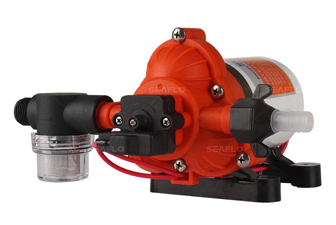 Seaflo SFDP2-030-045-33 Karavan, Tekne Hidroforu 24 Volt 11.3 lt/dak 45 Psi 3.1 Bar