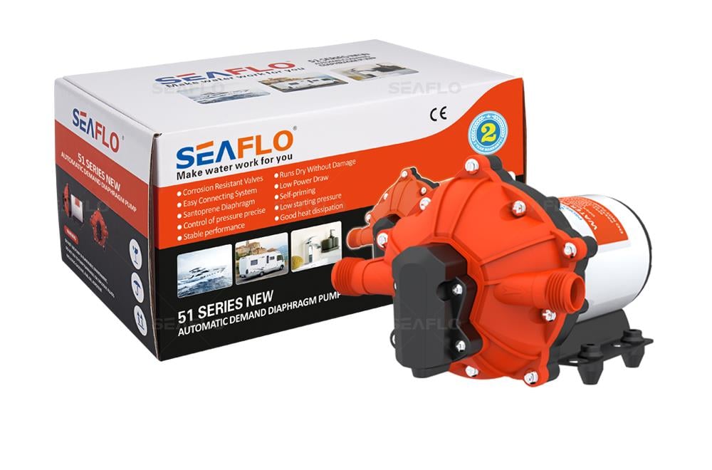 Seaflo SFDP2-050-060-51 24 Volt Otomatik Hidrofor, Tekne, Yat, Karavan Hidroforu Pompası