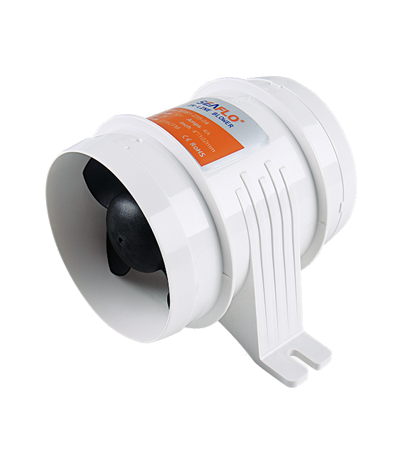 Seaflo SFIB2-235-04 24 Volt 100 mm Blower, Tekne ve Yat Kanal Tipi Fan Aspiratör 235cfm