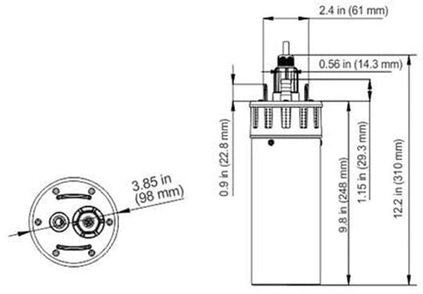 Seaflo SR09705 Solar Dc Dalgıç Pompa 70mss 6 lt/dk
