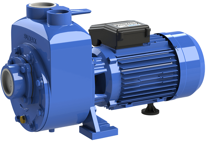 Sumak Pompa - Sumak DSMT220/2 Kendinden Klapeli Pompa Trifaze (380V) 2.2HP