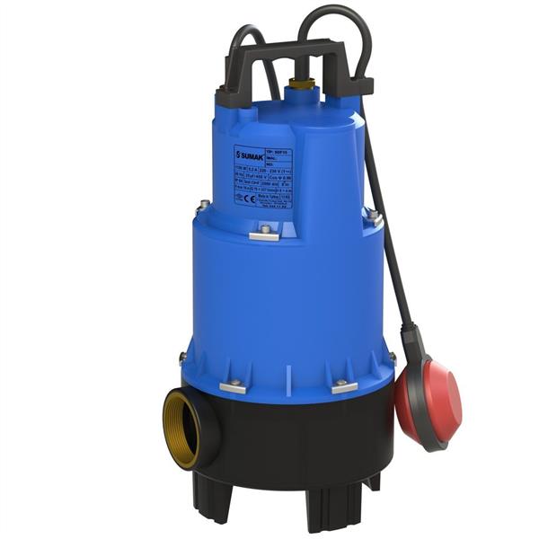 Sumak Pompa - Sumak SDF 18 Foseptik Dalgıç Pompa Monofaze 220V 1.8 Hp