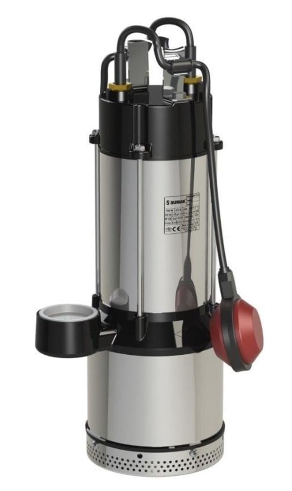 Sumak Pompa - Sumak SDF12/3 Temiz Su Dalgıç Pompa Monofaze (220V) 1.8 HP