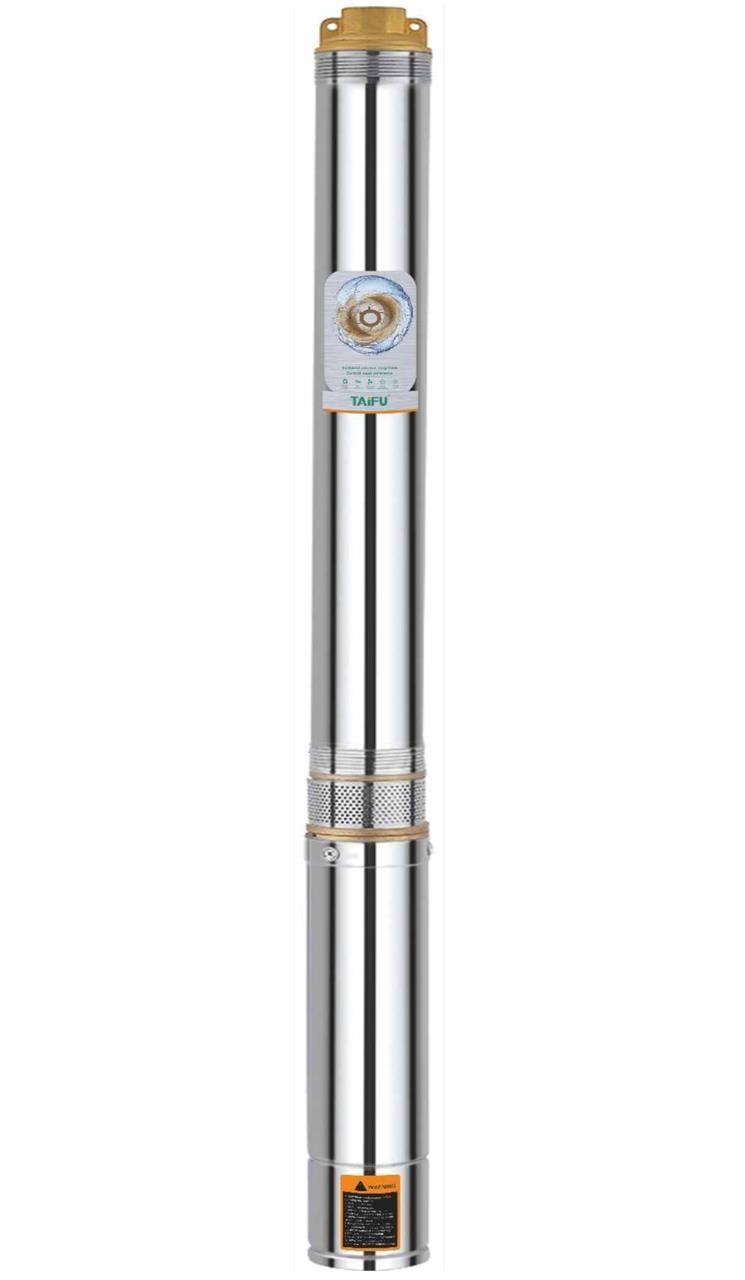 Taifu 4STM4-10 1 HP Derin Kuyu Dalgıç Pompa Motorlu 220 Volt 73 mss 6 m³/h