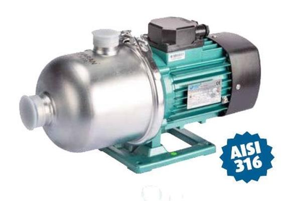 Varan - Varan CMF8-20 Komple Paslanmaz Yatay Kademeli Santrifüj Pompa AISI 316 - 1.5 HP 380 Volt