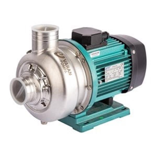 Varan - Varan DWK037T Açık Çarklı Komple Paslanmaz AISI 316 Santrifüj Pompa Trifaze 0.5 Hp 11 mss 5 m³/h