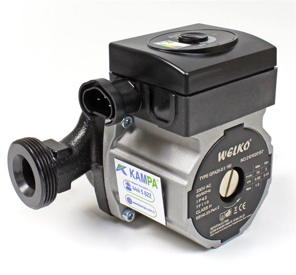 Welko GPA 20-8 II 130 mm Frekans Konvertörlü Sirkülasyon Pompası 8 mss 4,2 m3/h