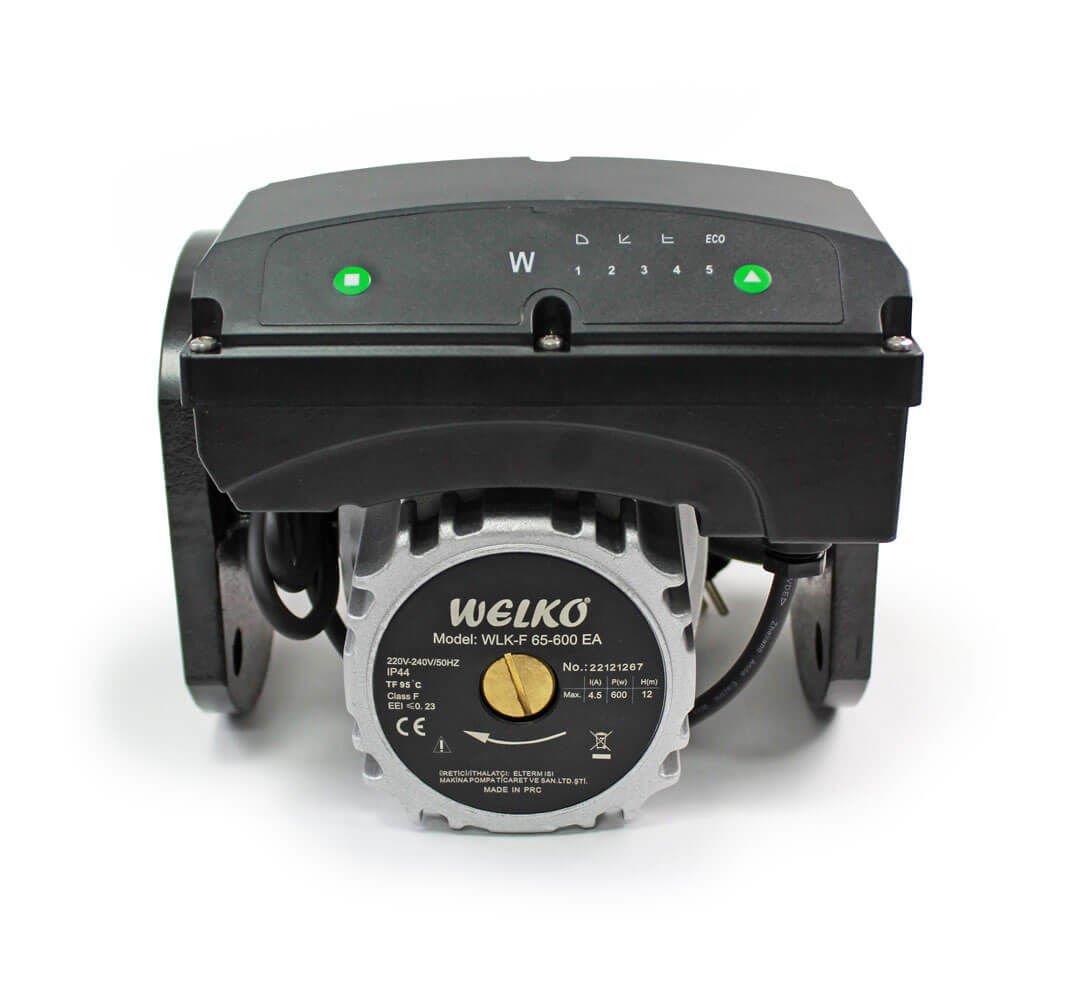 Welko WLK 65/12 245mm Frekans Konvertörlü Flanşlı Sirkülasyon Pompası 12 mss 20 m3/h