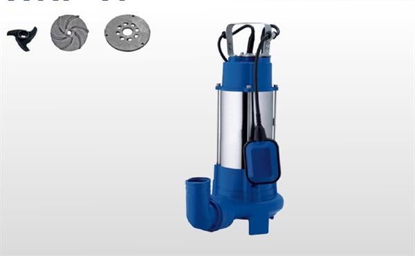 Winpo - Winpo V 1100 D (F) Flatörlü Bıçaklı Foseptik Drenaj Dalgıç Pompa 10mss  21m³/h Monofaze(220V)