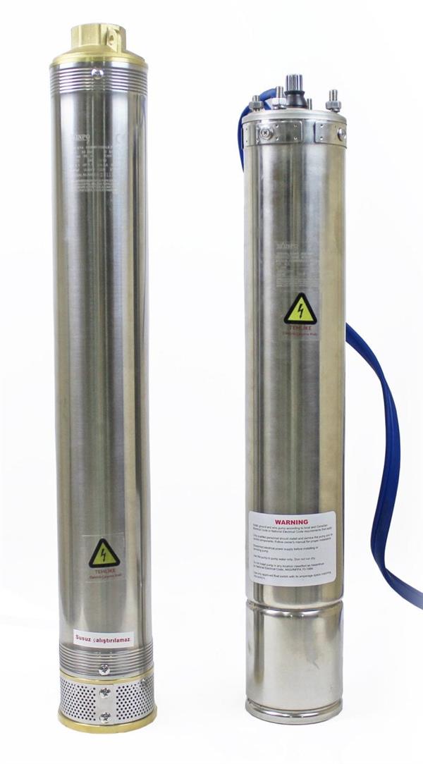 Winpo WNP 2/29 Derin Kuyu Dalgıç Pompa Motorlu 380 Volt Trifaze 2 Hp 199 mss 3 m³/h