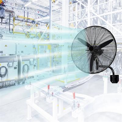 Atak WFG-75-R Kumandalı Sanayi Duvar Tipi Endüstriyel Vantilatör 75 cm