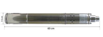 3 75 mm Dış Çap Derin Kuyu Dalgıç Pompa 10 Metre Kablolu 370 Watt 90 mss 1.8 m³/h