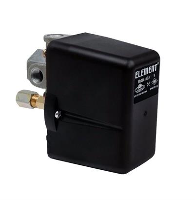 Element Kompresör Basınç Şalteri 3-11 Bar Tahliyeli Üç Yollu Trifaze 1/2 Bağlantılı