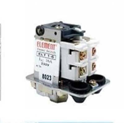 Element Kompresör Basınç Şalteri 1-6 Bar Tahliyeli Üç Yollu Monofaze 1/4 Bağlantılı