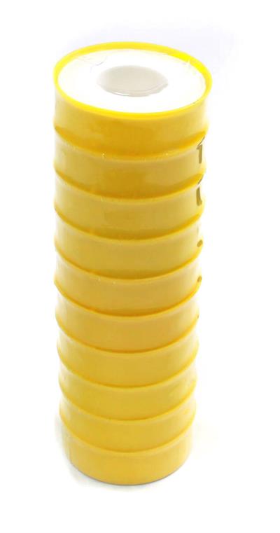 Gram Teflon Bant Sızdırmazlık Bandı 12 mm x 10 Mt 10 Adet - YERLİ ÜRETİM