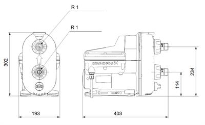 Grundfos Scala2 3-45 AKCDDE Sessiz Otomatik Hidrofor 4 Bar 4.8 m³/h