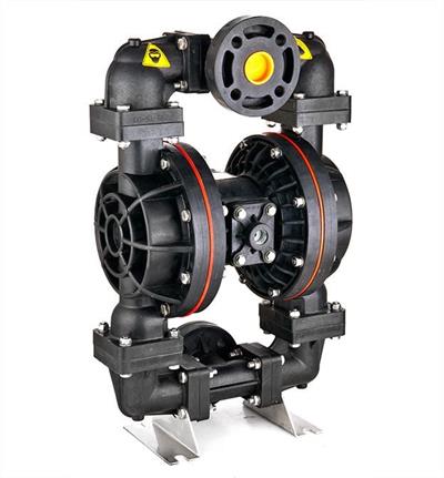 Huge Pump HP15 Plastik PVDF Gövdeli Diyaframlı Havalı Pompa 400 Litre/Dakika 7 Bar 1½