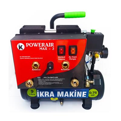 İkra Max-2 Çift Yönlü Kompresörlü Petek Temizleme Makinası | Havalı Darbeli
