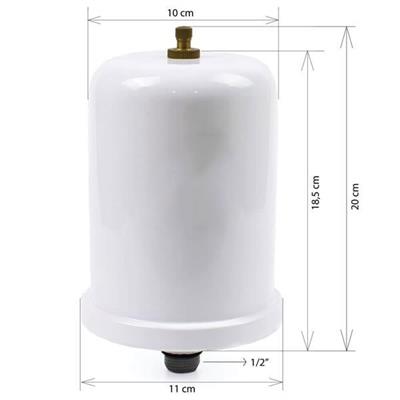 2 Litre Sıcak Su Genleşme Tankı 90 ℃ Patlamayan Tank