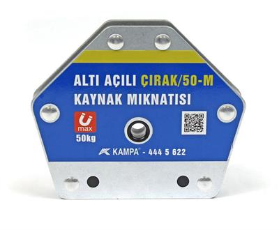 Çırak/50M Manyetik Kaynak Gönyesi 6 Açılı, 50 Kg Kaynak Tutucu Mıknatıs