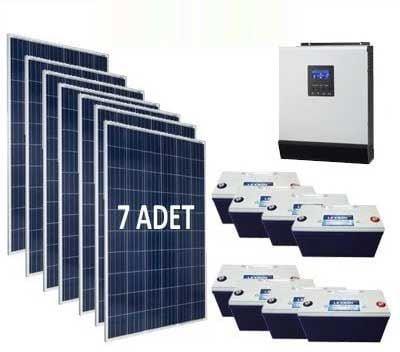 Solar Paket Güneş Enerjisi Sistemi Bağ Evi Paketi 3