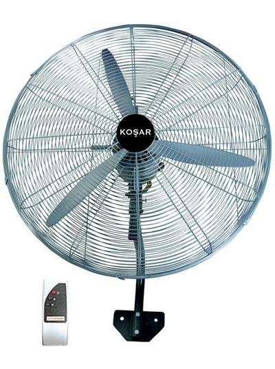 Koşar KSV 650 Kumandalı Sanayi Duvar Tipi Endüstriyel Vantilatör 65 cm