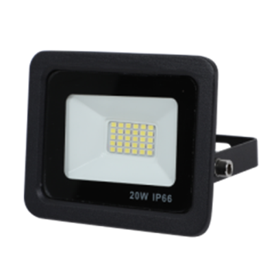 LEXRON Solar Projektör, Güneş Enerjili Projektör, 20W DC Projektör 12V/24V