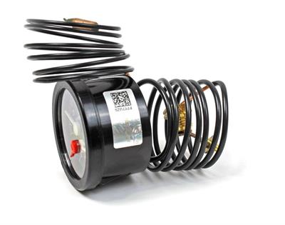 Pakkens 50 mm 120 C° / 4 Bar 1 mt Kapiler Boyu Kombine Ölçer Termometre - Manometre