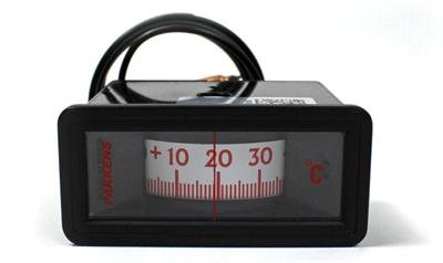 Pakkens 58x25 mm -40/+40 °C Arkadan Bağlantılı Gazlı Termometre 1mt Kapiler Boyu