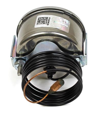 Pakkens Çap 60 0/+120 °C Arkadan Bağlantılı Pano Tip Gazlı Termometre 1mt Pvc Kaplı Kapiler Boyu