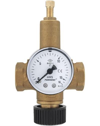 Pakkens Otomatik Kazan Dolum Vanası, Kontrol Vanası, Ayar Vanası Manometreli 1/2