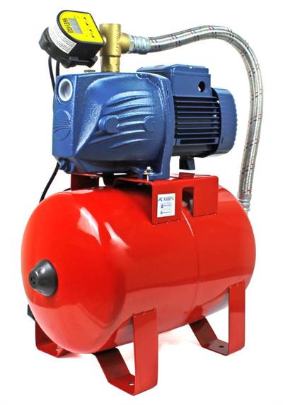 Pedrollo JSWm 2AX Dijital Akıllı Paket Hidrofor 6 Kat 10 Daire 50 Litre Tanklı