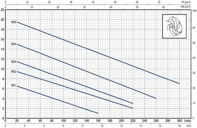 Pedrollo RXm 1 Flatörlü Full Paslanmaz Drenaj Dalgıç Pompa Monofaze(220 Volt) 7.5 mss 9.6 m³/h