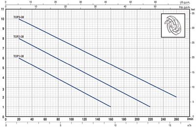 Pedrollo TOP 3 GM Gizli Flatörlü Plastik Gövdeli Drenaj Dalgıç Pompa