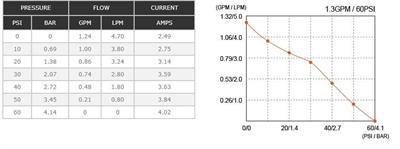 Seaflo SFDP2-013-060-22 Karavan, Tekne Hidroforu 24 Volt 5.0 lt/dak  60 Psi 4.1 Bar