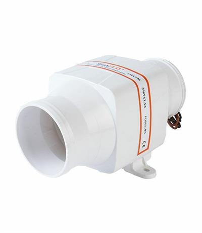 Seaflo SFIB1-130-01 12 Volt 75 mm Blower, Tekne ve Yat Kanal Tipi Fan Aspiratör
