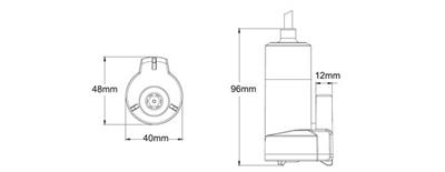 Seaflo SFSP1-L016-01 Sintine Dalgıç Tip Pompa 6 Mt Yükseklik 12 Volt 12 Lt/Dk