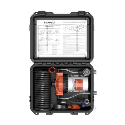 Seaflo SFWP1-050-070-56P Çantalı Portatif Yıkama Seti Hidrofor 12V 4.8 Bar