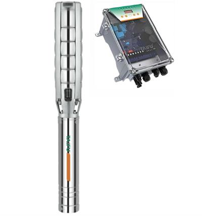 Taifu 110 Volt 1100 Watt Dc Solar Güneş Enerjili Dalgıç Pompa 22mss 28m³/h - Harici Sürücü - Fırçasız