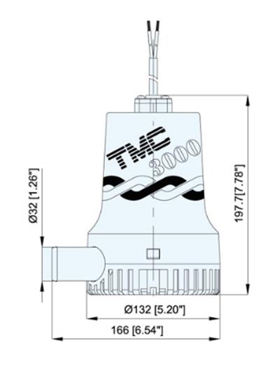 Tmc SR12120 Sintine Pompası 12V 3000 gph